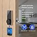 Smart Door Lock, NexTrend Smart Deadbolt Bluetooth Keyless, Touchscreen Enable Mechanical Keys, Auto Lock, Send Ekeys, Free APP Monitoring, Easy to Install for Home,Hotel,Apartment, Silver
