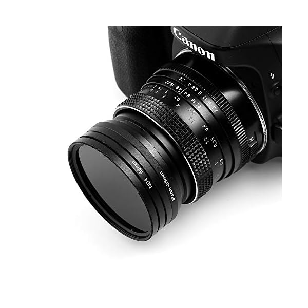 77mm Neutrale Graufilter, Fotover Slim ND8 Filter ND Fader Objektiv Filter für Canon Nikon Sony Pentax Olympus Fuji DSLR… – Bild 7