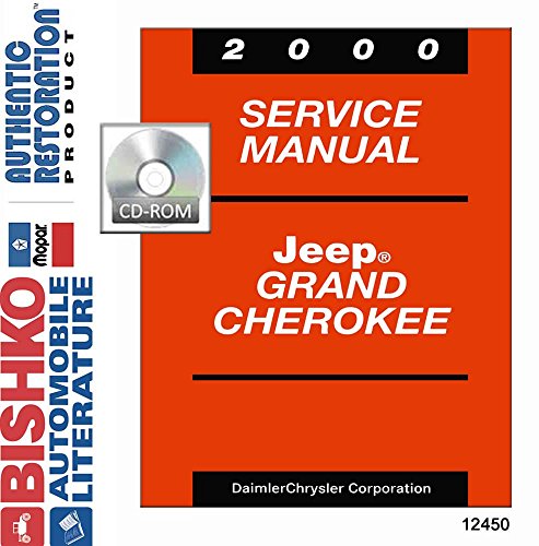 bishko automotive literature 2000 Jeep Grand Cherokee Shop Service Repair Manual CD Engine Drivetrain Wiring