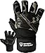 Steel Sweat Weightlifting Gloves with 18-inch Wrist Wrap Support for Workout, Gym and Fitness Training - Best for Men and Women Who Love Weight Lifting - Leather ZED Camo Medium