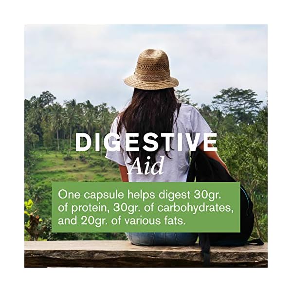 Nature’s Sunshine Food Enzymes, 120 Capsules Digestive Enzymes with