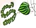 4pcs Artificial Fake Ferns Vines Hanging Plants Faux Plastic Hanging Plant (White)