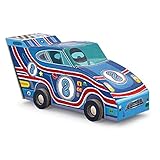 Crocodile Creek Race Car 48 piece Jigsaw Puzzle in Vehicle Shaped Box 8