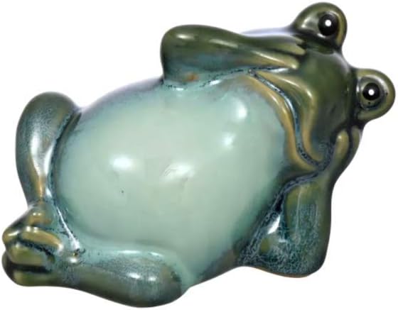 Amazon Com Aquarium Statues Frog Fish Tank Ornament Ceramic
