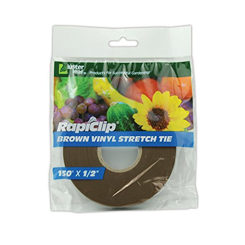 Luster Leaf 856 Rapiclip Vinyl Stretch Tie, Brown