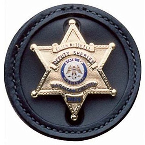 DeSantis Black Plain Sheriffs Star Badge Holder