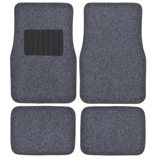 Motor Trend FatRug Carpet Floor Mats - Dark Ash Gray - Thick Robust Auto Gear for Your Car Truck or SUV