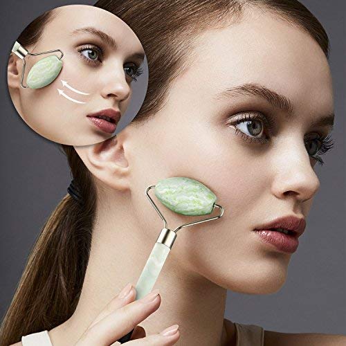 Jade Roller for Face Anti Aging Jade Roller Therapy 100% natural jade roller facial Double Neck Healing Slimming Massage