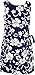 RJC Women's Hibiscus Pareo Hawaiian Mock Wrap Sarong Dress