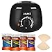 AIMIKE Wax Warmer & Hair Removal Waxing Kit with 4 Colors Hard Wax Beans & 20 Wax Applicator Sticks