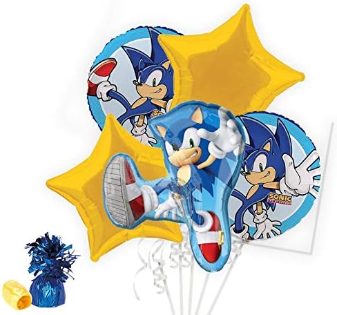 Costume SuperCenter Sonic the Hedgehog Balloon Bouquet Kit