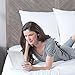 BioPedic Luxurious 28-by-28 Inch Euro Square Pillows, 2-Pack