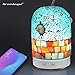 AA Sea Shell Aroma Essential Oil Diffuser Aromatherapy Humidifier 120ml mosaic glass Housing 14-Color LED Light Mute Automatic Light changing Aromatherapy machine humidifier