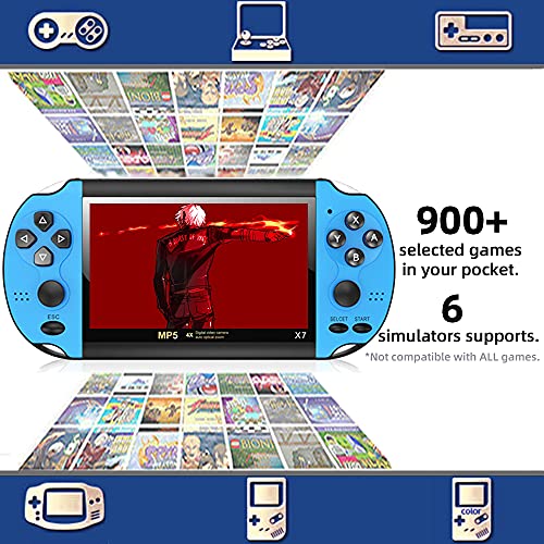 CredevZone Handheld Game Console 4.3 inch Retro Handheld Games Consoles