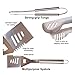 BBQ Grill Tools Set with Premium Aluminum Case - 10 Heavy Duty Stainless Steel Professional-Quality Grill Utensils/Barbecue Tools for Complete Outdoor Grilling | In a Portable Case