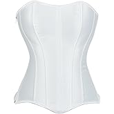 YMFFW Vintage Corset Tops for Women Princess Renaissance Shapewear Lingerie Elegant Lace up Costume Bustier