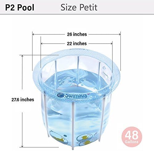 Swimava Baby Pool/Bath Tub (P-2) Pool Only (86 Gallons) (P2-48 Gallons)