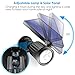 URPOWER Solar Lights Outdoor, 4th Generation Solar Spotlight 2-in-1 Waterproof Motion Sensor Energy-saving Solar Light Solar Landscape lights Outdoor Security Wall Light for Garden, 2Pack (Cool White)