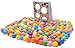 eWonderWorld Playball 300 Non-Toxic Phthalate Free Crush Proof Pit Balls 9 Colors with Toss Zone, 6cm