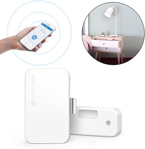 Smart Bluetooth Lock For All Kinds Of Drawer And Cabinet Multifunctional Bluetooth App For Android And Ios Quick And Easy To Install Amazon Co Uk Diy Tools