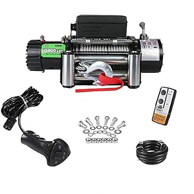 Offroad Boar Stainless Steel Waterproof Winch - 13000 lb. Load Capacity Stainless Steel