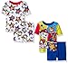 Nickelodeon Toddler Boys' Paw Patrol Cotton 4-Piece Pajama Set, Blue/Red, 2T