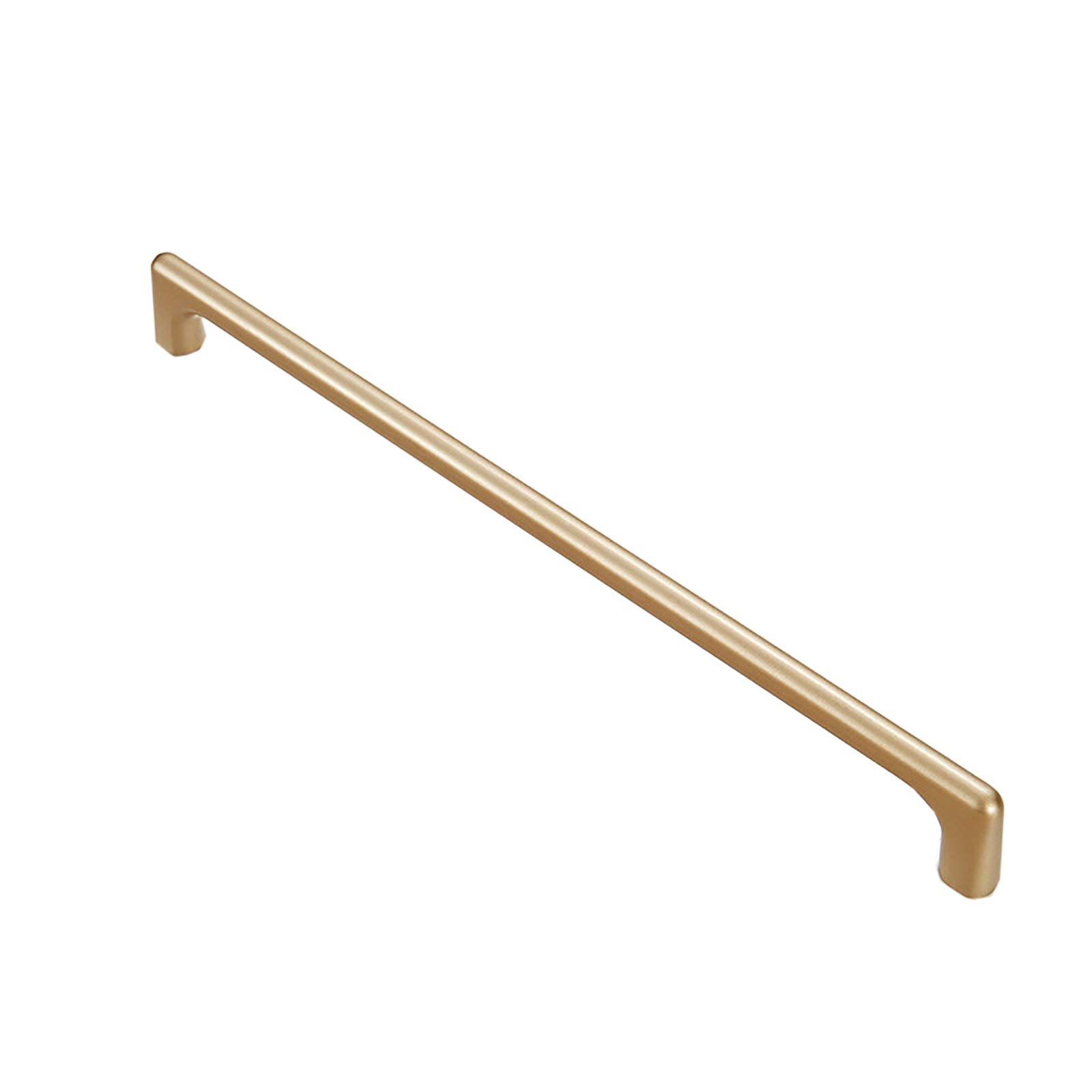 Zinc Alloy Cabinet Pulls, Gold Bedroom Wardrobe Drawer Kitchen Cupboard Cabinet Door Pulls, Modern Style Cabinet Door Handles Knobs Hole Center 256mm, 1 Pcs