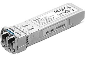 TP-Link 10GBase-LR SFP+ LC Transceiver (TL-SM5110-LR), Single-Mode SFP+ LC Transceiver, 1310 nm, DDM, up to 10km
