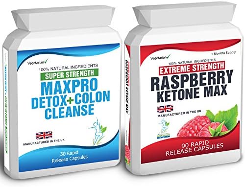 90 Raspberry Ketones 30 Colon Cleanse Detox Weight Loss Diet Pills Tablets Slender Product