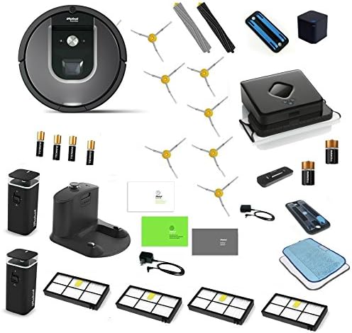 iRobot Roomba 960 & iRobot Braava 380t Robotic Vacuum Cleaner and Mop! iRobot Roomba 960 Ultimate Estate Bundle includes Floor Mopping Robot & Robot Vacuum. (Grey 960 & 380t Ultimate Estate Bundle)