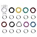 Bememo 300 Pieces Grommets Kit Metal Eyelets Colorful with Installation Tools Shoes Clothes Crafts, 10 Colors (3/16 Inch)