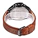 dzcyang CURREN Original Men's Sports Waterproof Calendar Leather Strap Wrist Watch Good Quality 8176 Black Brown