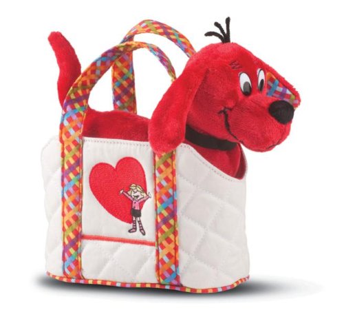 Plush Clifford The Big Red Dog with Tote Bag (Red and White) Party Accessory, Health Care Stuffs