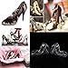 HiParty Mini & Small 3D High Heel Shoe Chocolate Mold, Polycarbonate Stiletto Heels Candy Mold Wedding Bridal Shower Favors Birthday Party Cake Decorating Tools (Set of 2)