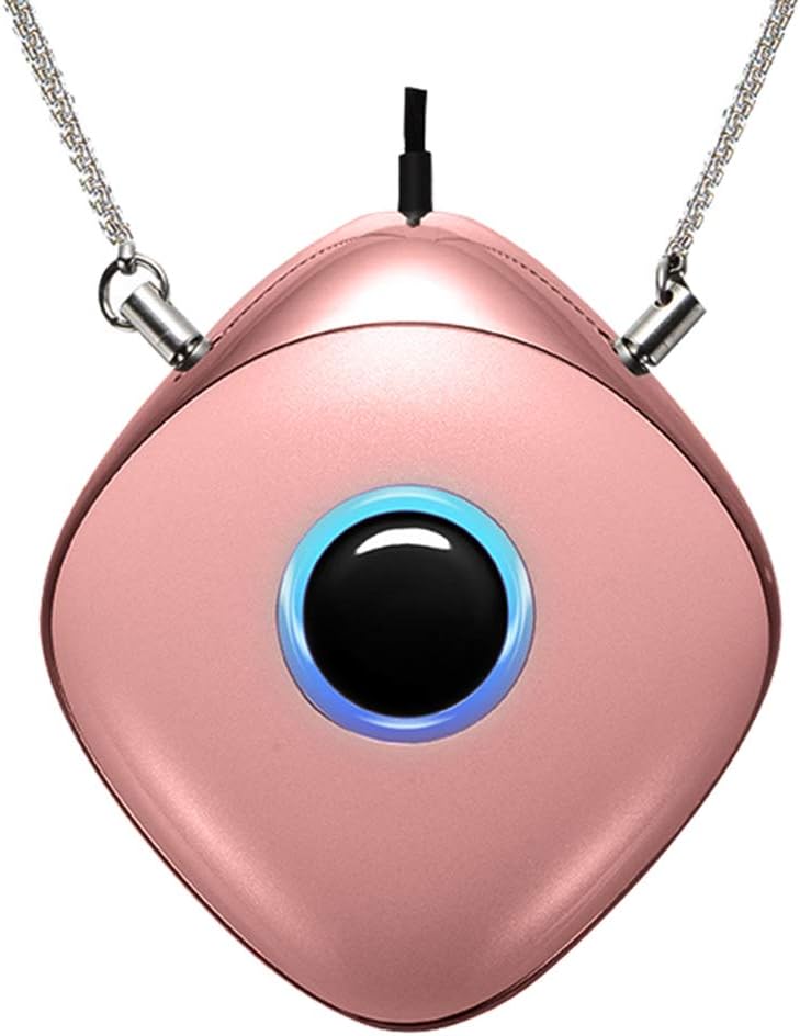 Aemiy Personal Mini Portable Air Purifier Necklace Wearable USB Charging Air Freshener Ionizer Travel