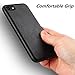 O-CONN Case Compatible iPhone 7/8, Skin-Friendly PU Case (Man-Made Leather) Shockproof of Heavy Duty Full Protective, No Fingerprints and Easy Clean-Black(Vintage Pattern)