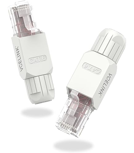 Amazon.com: Primex Suttle Tool-Less CAT6 Data Jack with 3 Color