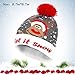 PUMICE Light Up Christmas Beanie Hat LED Light Up Hat Beanie Novelty Christmas Beanie Hat Knitted Ugly Holiday Beanie Hat for Man，Women,Kids, Best Gift for Christmas, Festival, Celebration (LB03EA)