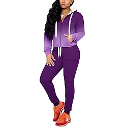 Nimsruc Two Piece Outfits For Women Jogging Suits