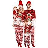 ANGELGGH Matching Family Christmas Pajamas - Plaid 2-Piece PJ Set, Long Sleeve, Sizes For All (XX-Large) - View #2