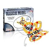 Iron Commander Kid Erector Set, Metal Insect Model Assembly and Decoration Education Toy for Ages 13 and Up (Butterfly)