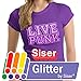 Siser Glitter Heat Transfer Vinyl HTV for T-Shirts 10 by 12 Inches (1 Foot) Sheets 3 Pack (Gold)