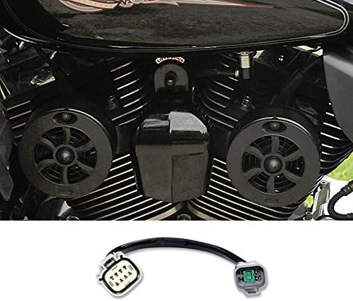 CMBKF-1 Love Jugs Cool Master Flat Black with ADT V-Twin Engine Cooling System for 2014-2016 Harley Touring Motorcycles