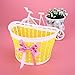 Forfar Outdoor Bicycle Bags Panniers Bike Bowknot Front Basket For Children Girlthumb 3