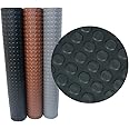 Goodyear Coin-Pattern Rubber Flooring - 3.5mm x 36" x 6ft - Black