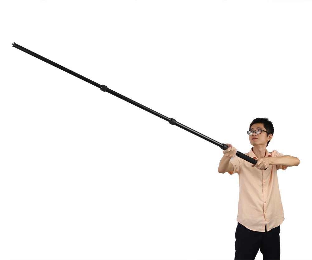 Koolertron Lightweight Boom pole with Easy Twist Locks and