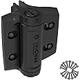 D&D Technologies TCHDRND1S3 TruClose Round Post Gate Hinges, for Self Closing Chain Link Gates up to 154 Pounds, for 1 3/8" and 1 5/8" Gate Diameters, 2 Count