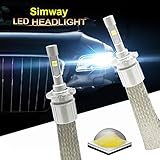 Simeway auto LED D2S/D2R Headlight bulbs 6000K white 8000lm-waterproof plug & play Used for Headlight, Fog Light, DRL (D2S/R)