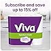 Viva Signature Cloth Choose-A-Sheet Paper Towels, Soft & Strong Kitchen Paper Towels, White, 6 Count