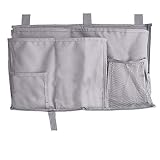 Oululu Bedside Caddy - Hanging Bedside Storage Organizer Bag for Bunk Beds Sofa (Grey)